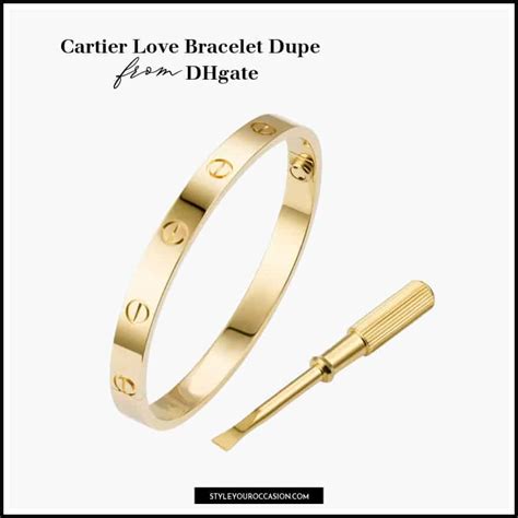 gold bracelet cartier dupe|authentic used cartier love bracelet.